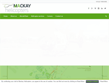 Tablet Screenshot of mackayhelicopters.com.au